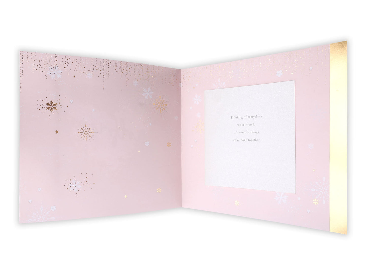 Girlfriend Collection Heart Christmas Card