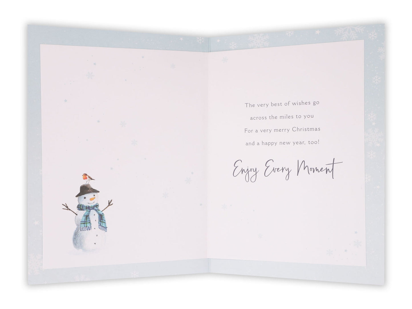 Across The Miles To USA Christmas Card