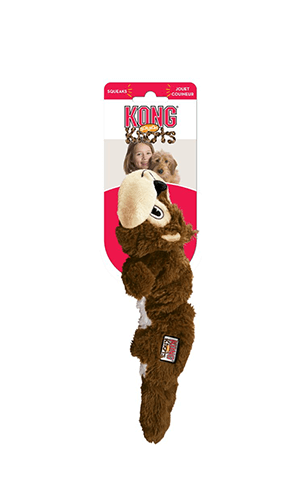 KONG Scrunch Knots Squirrel Dog Toy