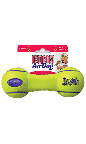 KONG AirDog® Squeaker Dumbbell Dog Toy