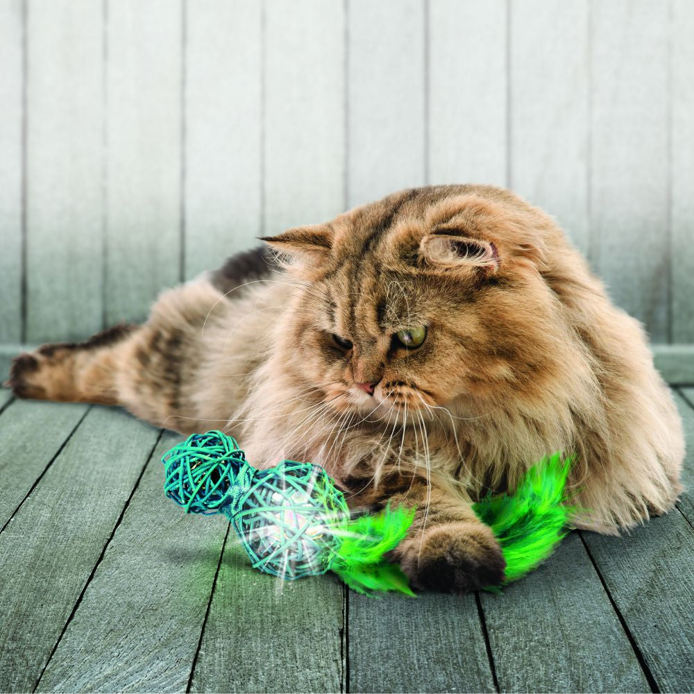 KONG Cat Toy Wubba Wicker