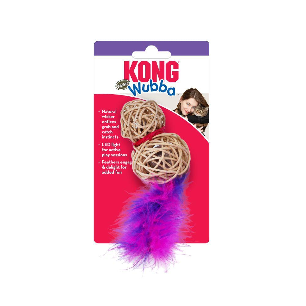 KONG Cat Toy Wubba Wicker