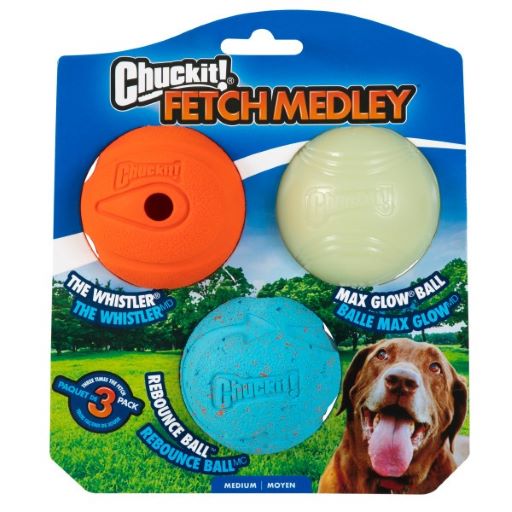 Chuckit! Fetch Medley (pack of 3)