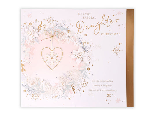 Daughter Collection Wreath Christmas Card