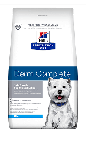 Hill's Prescription Diet Derm Complete Mini Dog Food