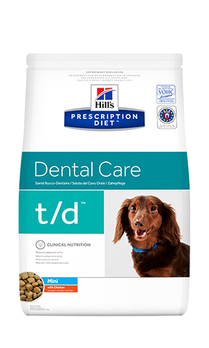 Hill's Prescription Diet t/d Mini Dog Food with Chicken