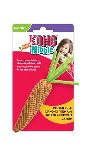 KONG Nibble Carrot Cat Toy