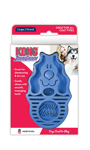 KONG ZoomGroom™ Boysenberry For Dogs