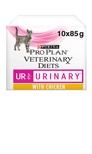 PURINA® PRO PLAN® Veterinary Diets - Feline UR ST/OX Urinary - Chicken Tender Pieces in Gravy